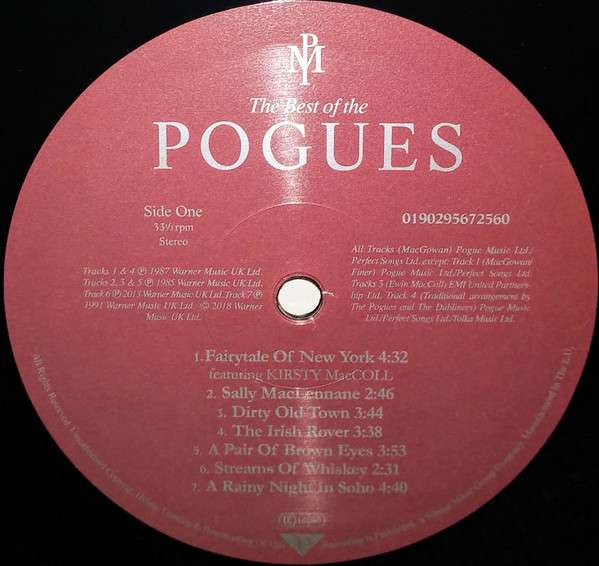 The Pogues – The Best Of The Pogues LP